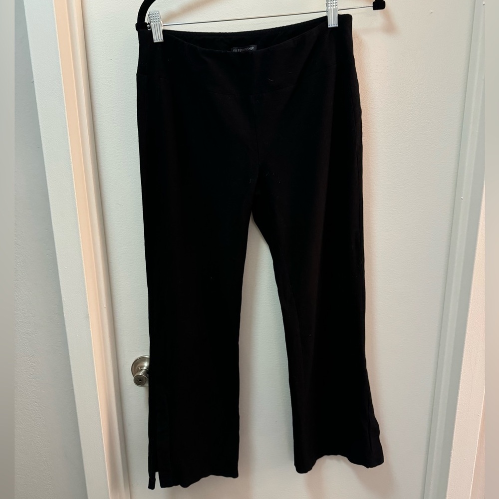 Eileen Fisher Classic Black Cropped Pants